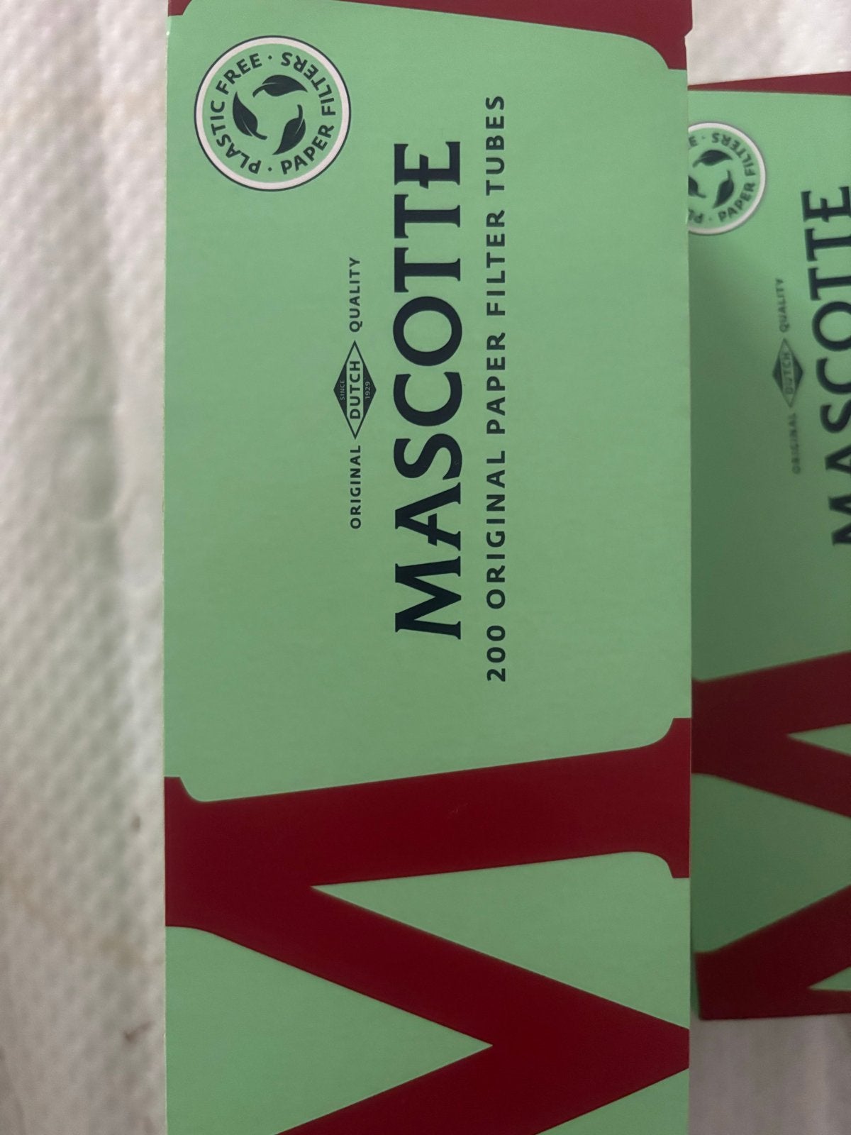 Mascotte Original Paper Filter Tubes - 2 volle dozen, Ophalen, Nieuw, Overige typen
