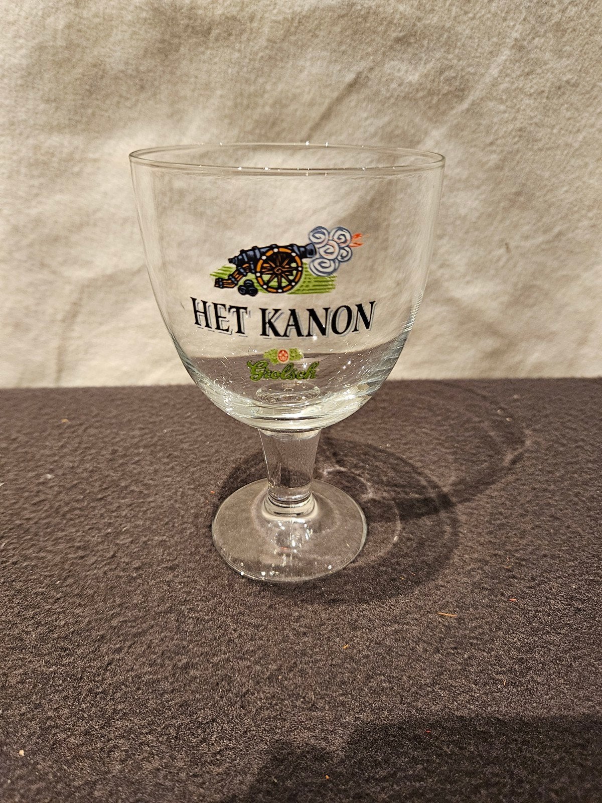Grolsch Het Kanon bierglas - Nieuw, Ophalen of Verzenden, Nieuw, Glas of Glazen, Grolsch