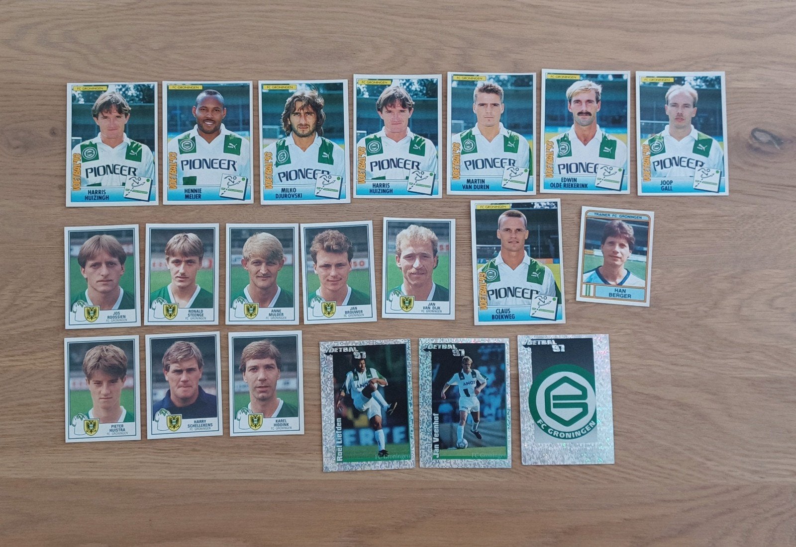 Diverse Panini stickers FC Groningen, Ophalen of Verzenden, Zo goed als nieuw, Overige binnenlandse clubs, Poster, Plaatje of Sticker