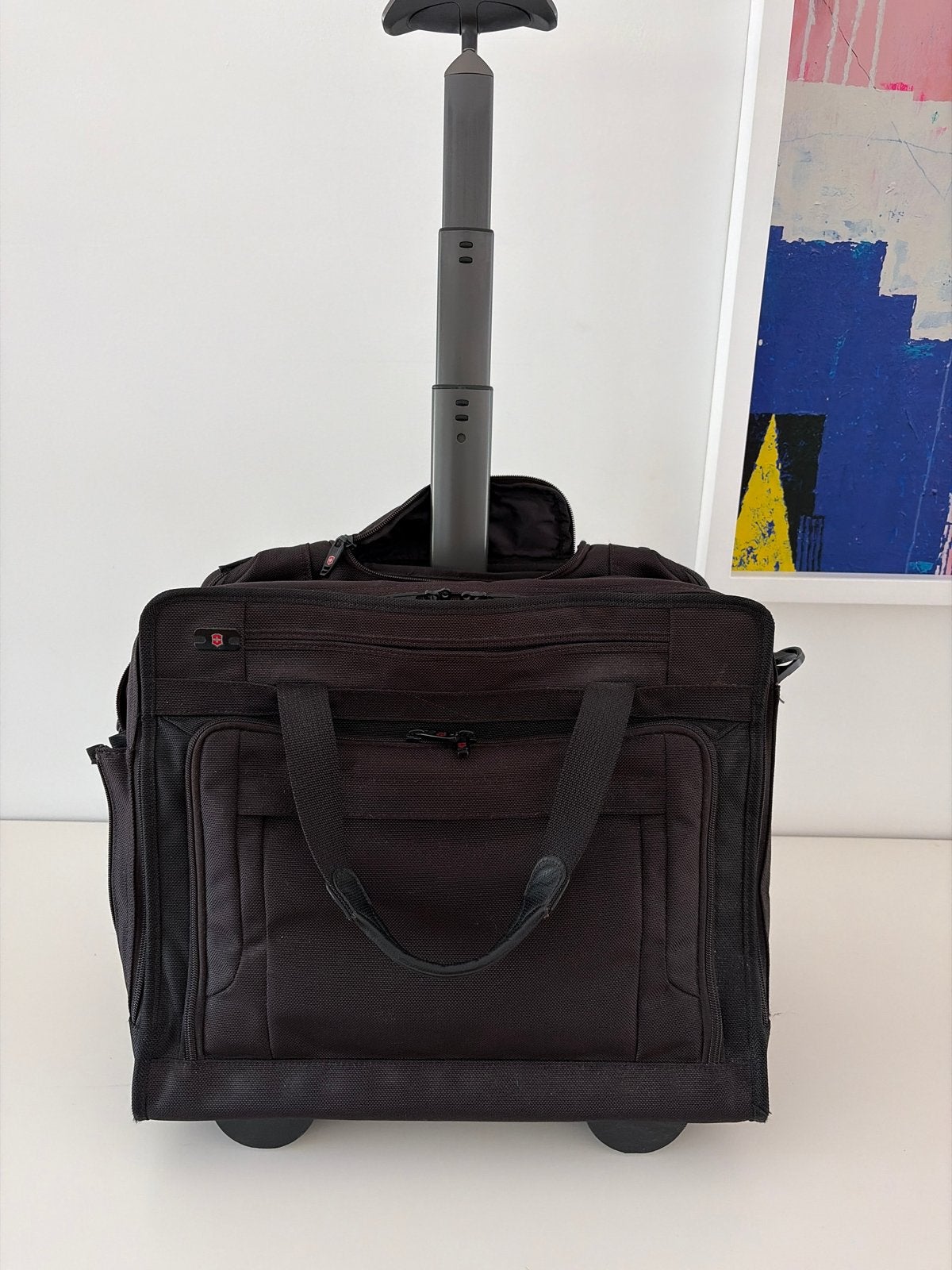 Victorinox Business Trolley op Wielen, Ophalen, 40 tot 60 cm, 20 tot 30 cm, Zwart