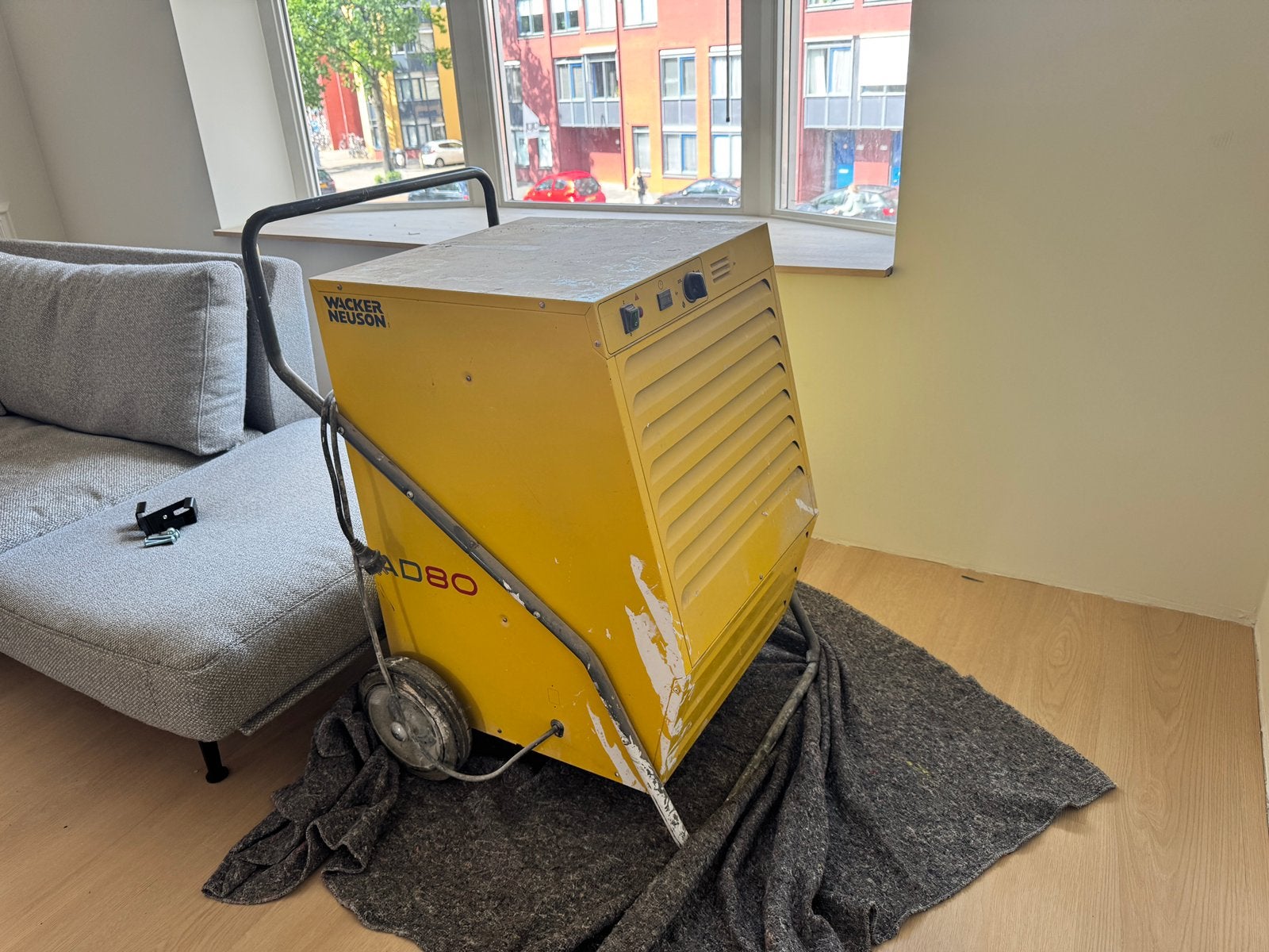 Bouwdroger Wacker Neuson AD80, Ophalen, Gebruikt