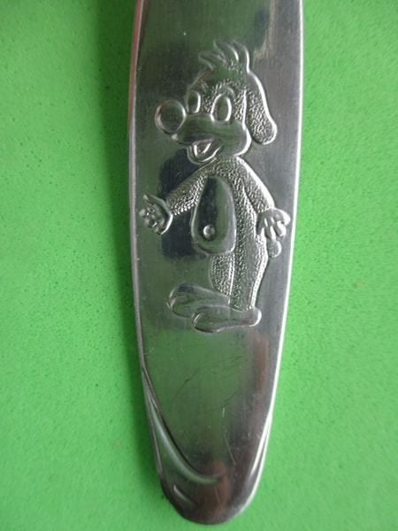 (KB5653) Kinderbestek Hondje vork, Ophalen of Verzenden, Gebruikt