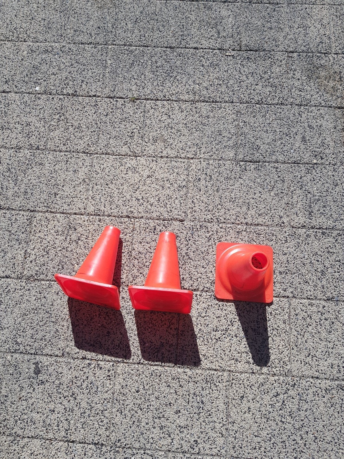 3 x pionnen oranje, Ophalen of Verzenden