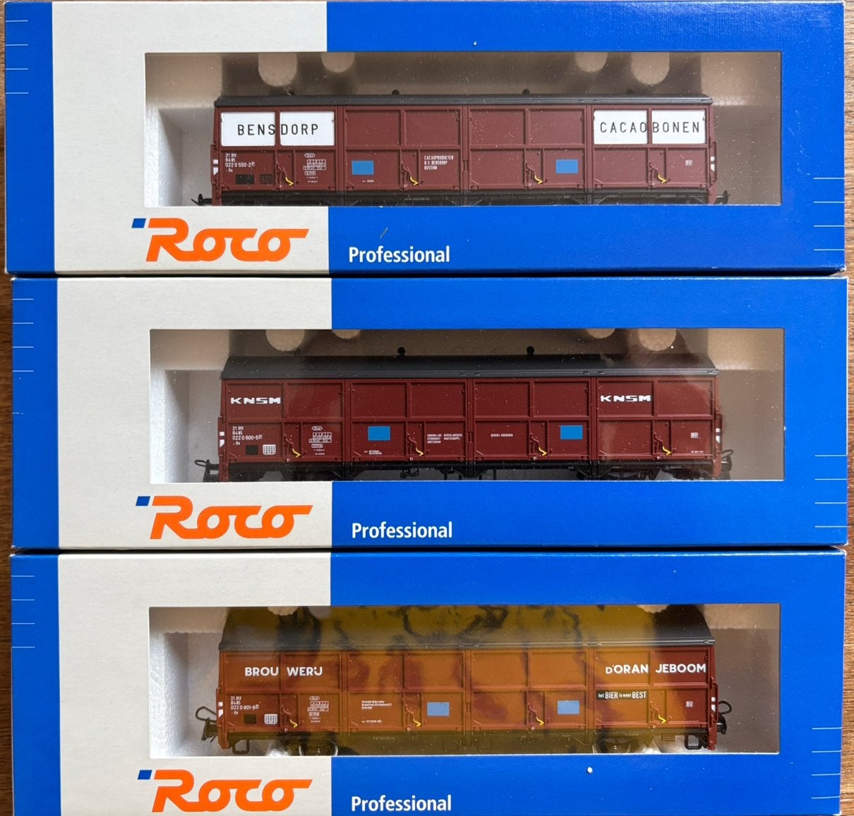 Roco 3x NS goederen wagen Hs, Gelijkstroom, Verzenden, Wagon, Roco