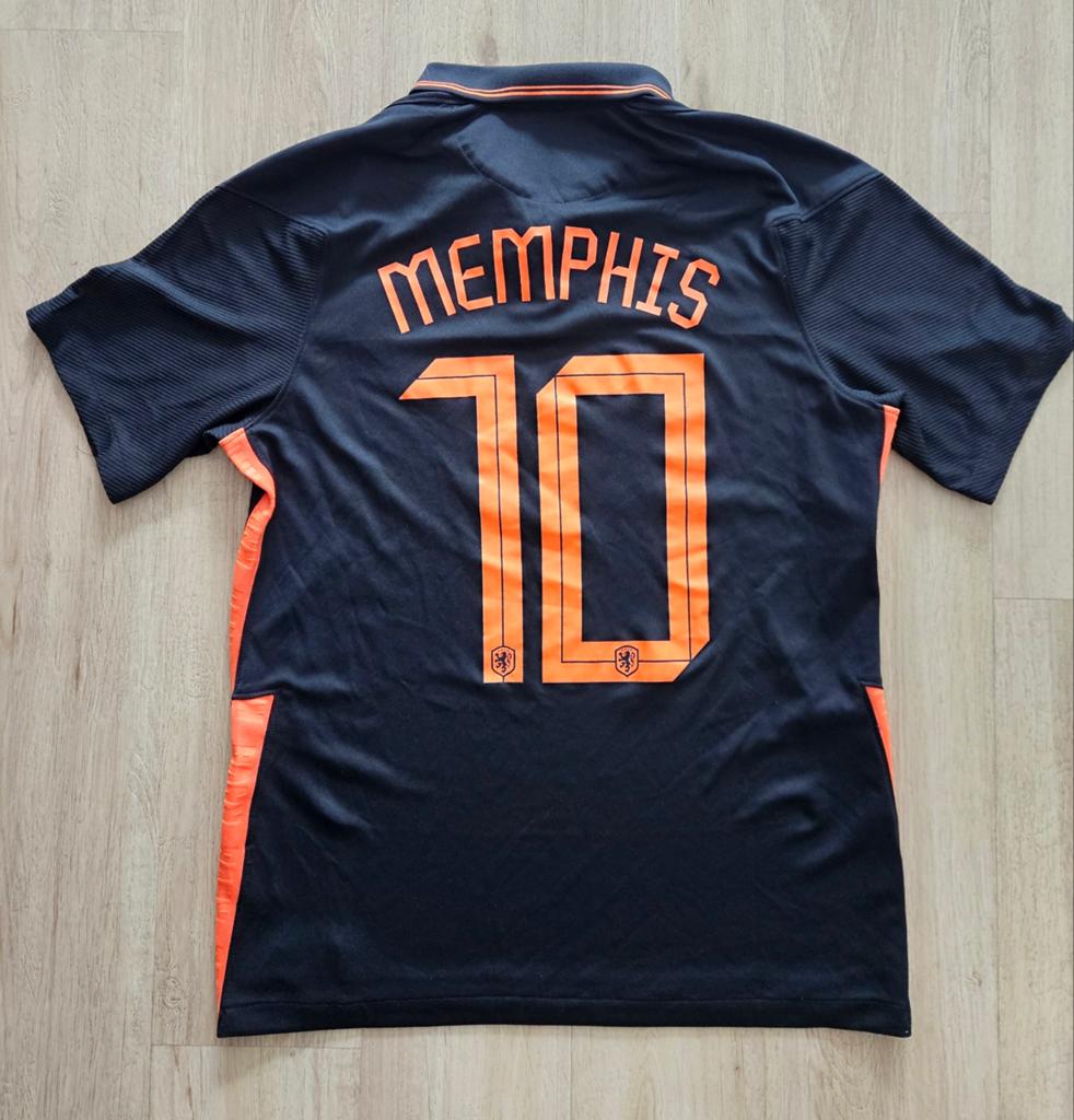 Nederlands elftal voetbalshirt EK 2020 Memphis Depay, Ophalen of Verzenden, Zo goed als nieuw, Overige binnenlandse clubs, Shirt