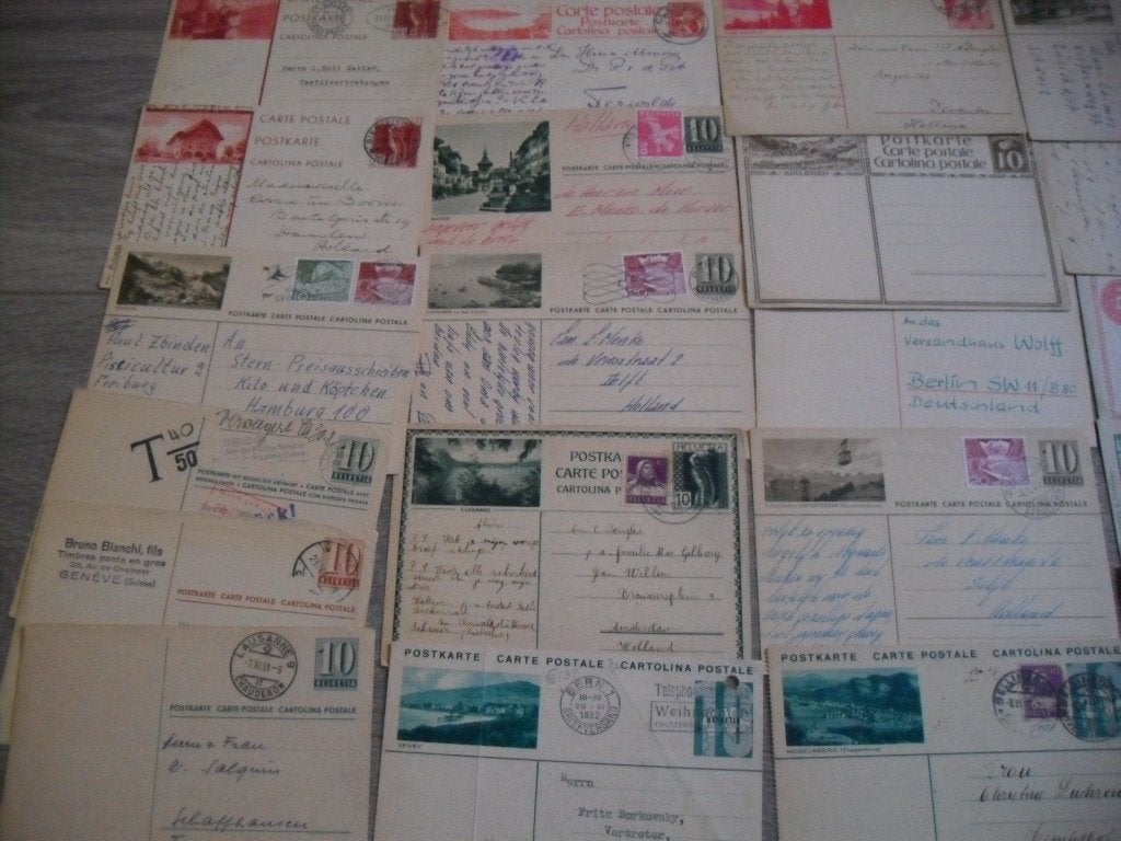 zwitserland verzameling bildpostkarten, Ophalen of Verzenden