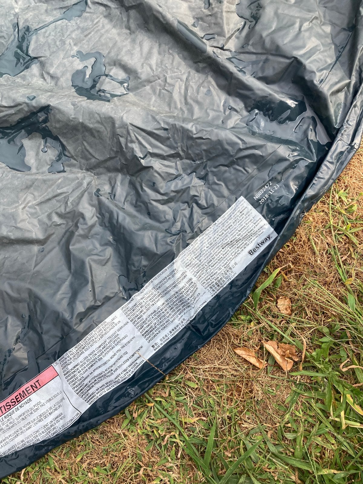 Bestway zwembad afdekzeil rond 426 cm, Ophalen, Gebruikt, Minder dan 80 cm, Overige typen