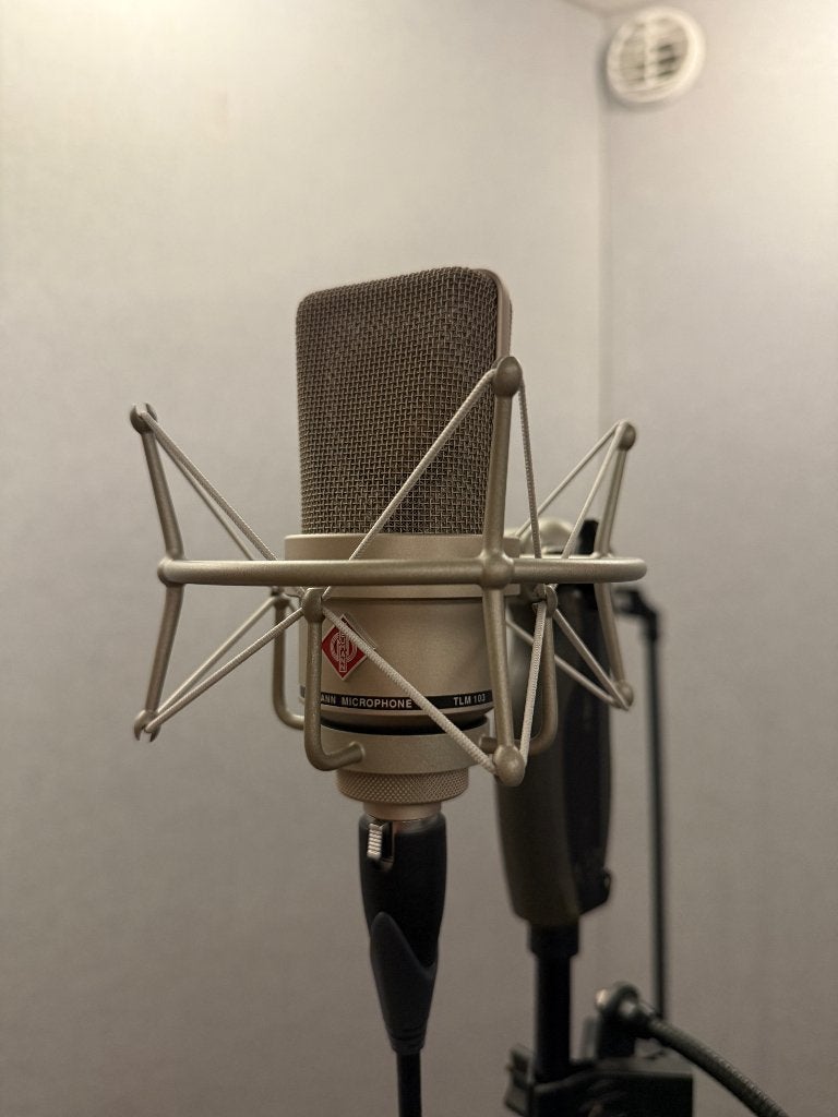 Neumann TLM 103 Studio Set — z.g.a.n., Muziek en Instrumenten, Ophalen of Verzenden, Zo goed als nieuw, Studiomicrofoon