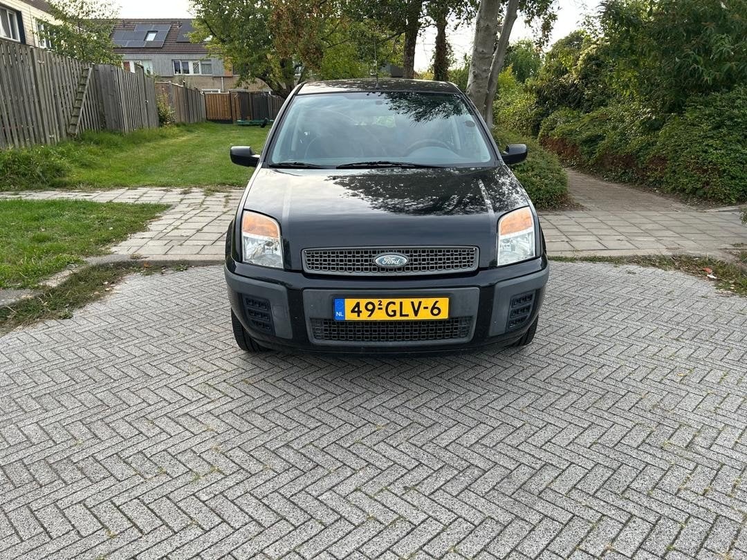 Ford Fusion 1.4 16V 2008 Zwart, Auto's, Voorwielaandrijving, 15 km/l, Origineel Nederlands, Particulier