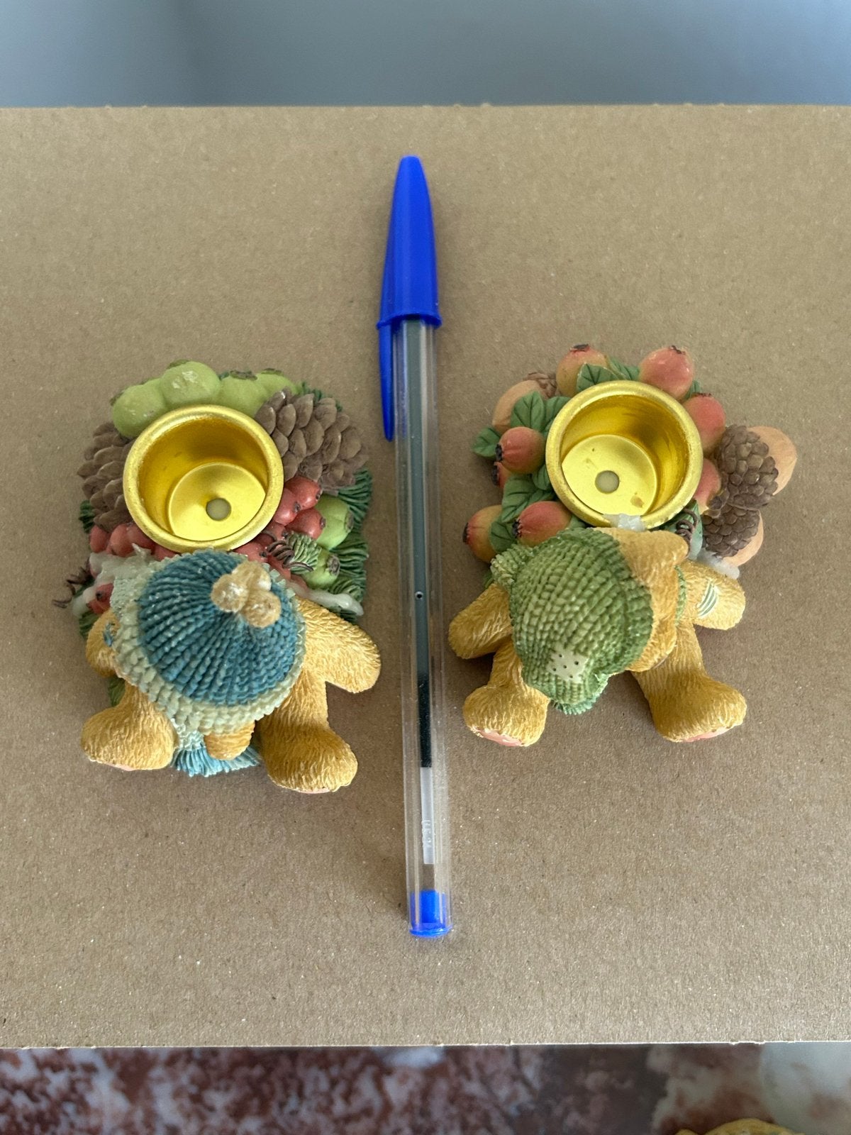 2x Cherished Teddies 1999 kandelaar, Ophalen of Verzenden, Zo goed als nieuw, Beeldje, Cherished Teddies