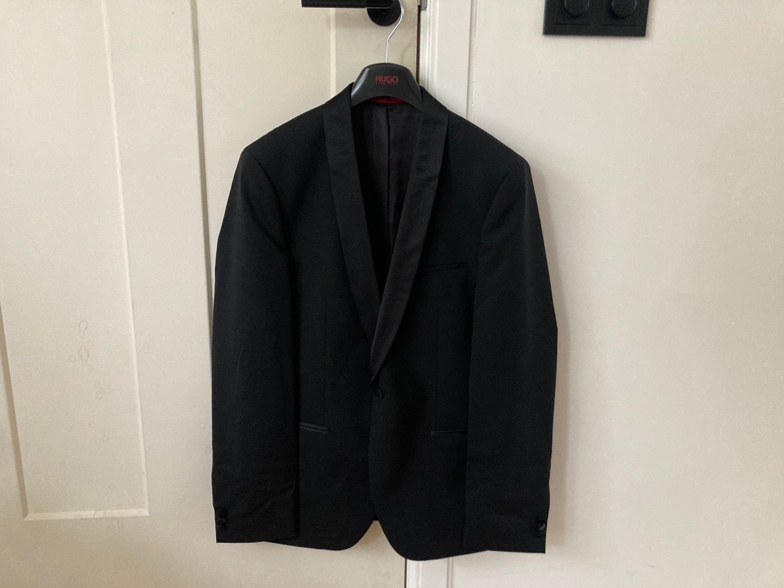 Tweedelig Hugo Boss AlstonS maat 46 Slim Fit pak Smoking, Kleding | Heren, Ophalen, Zo goed als nieuw, Maat 46 (S) of kleiner