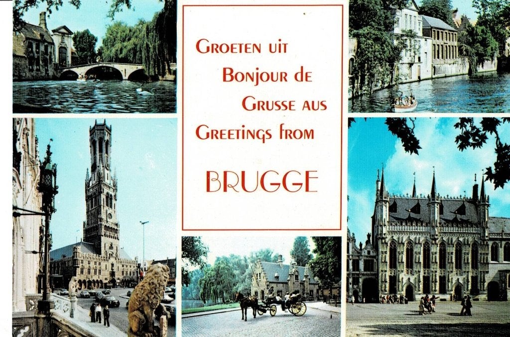 Brugge, Ophalen of Verzenden, 1960 tot 1980, Gelopen, West-Vlaanderen