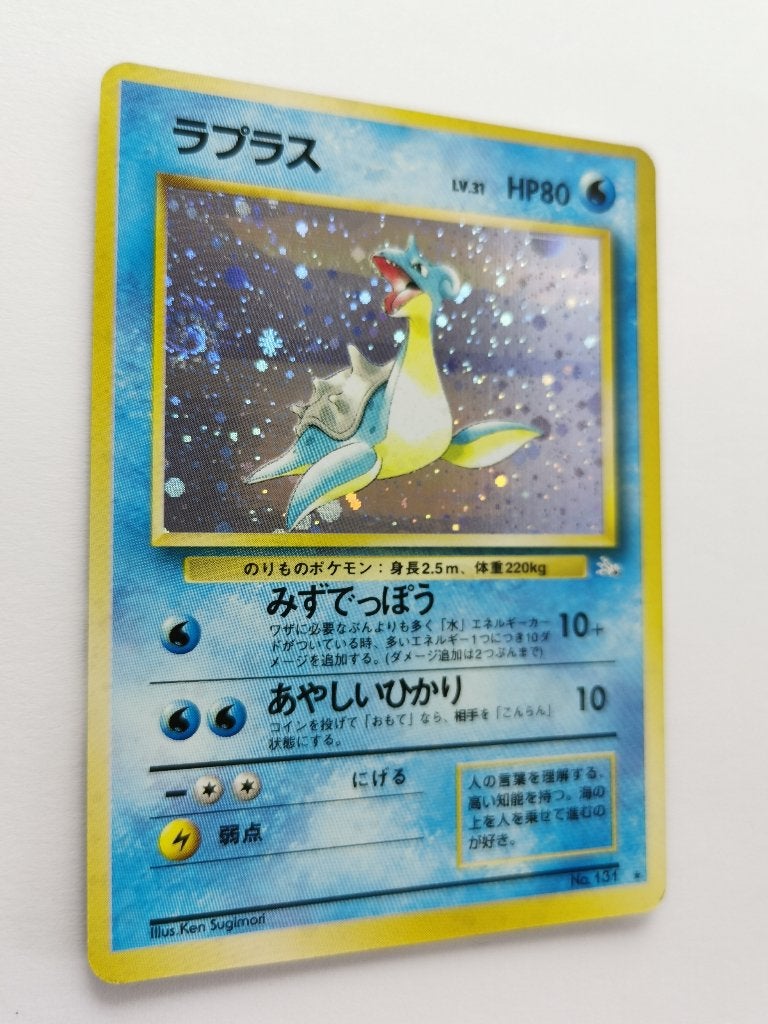 Pokémon - Fossil - Lapras - 131 - Holo - Japans, Verzenden, Zo goed als nieuw, Losse kaart, Foil