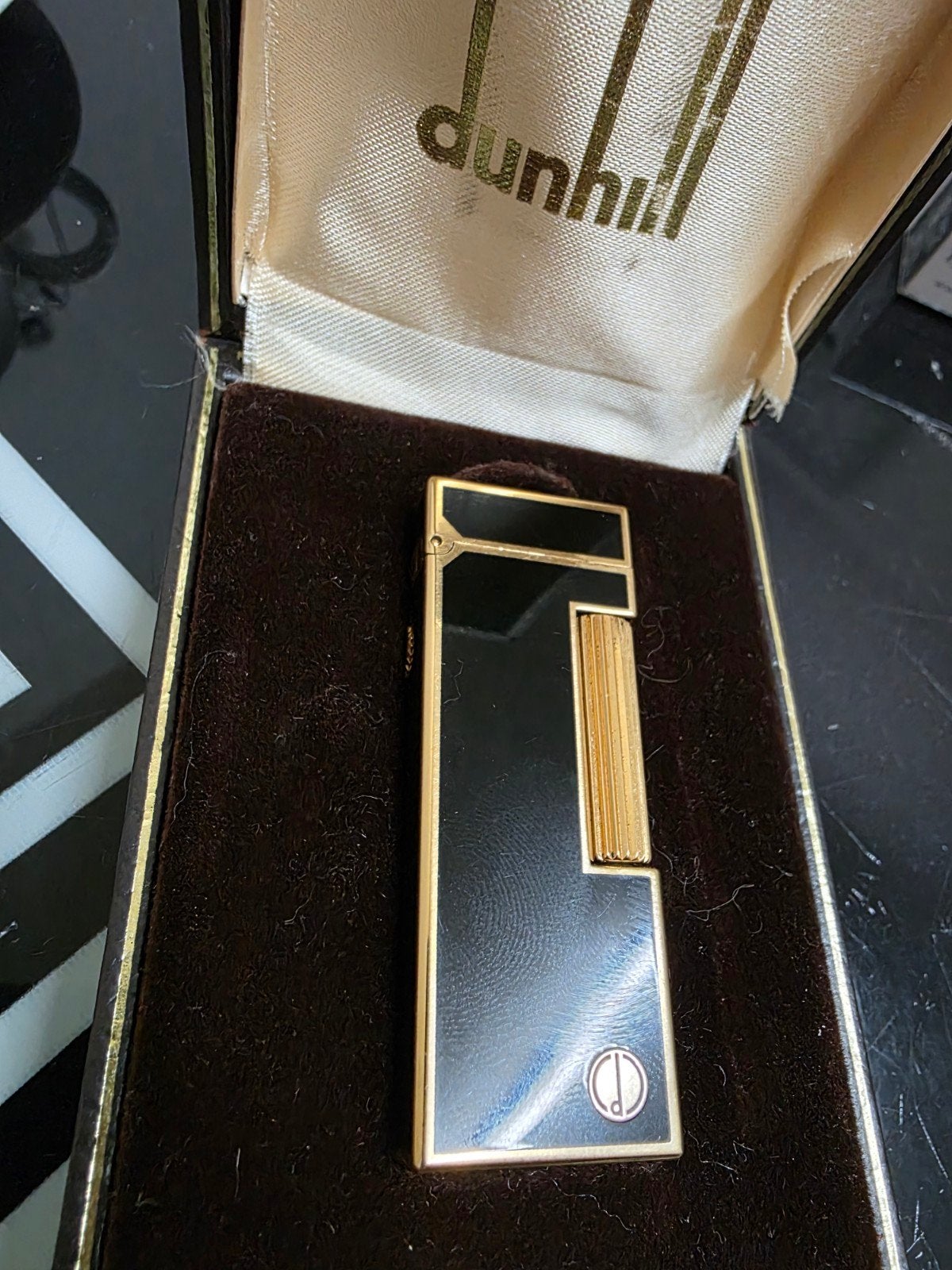 Dunhill aansteker, Ophalen of Verzenden, Zo goed als nieuw, Overige materialen