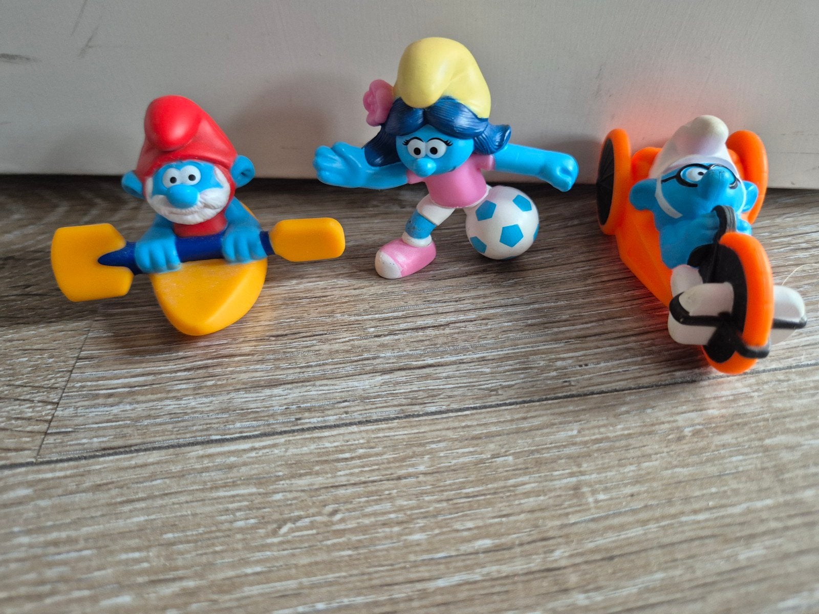 smurfen beeldjes, Ophalen