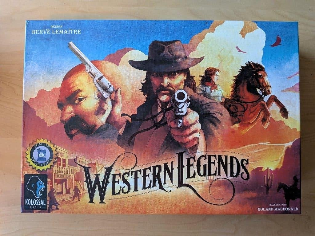 Bordspel: Western Legends, Een of twee spelers, Ophalen of Verzenden, Zo goed als nieuw, Kolossal Games