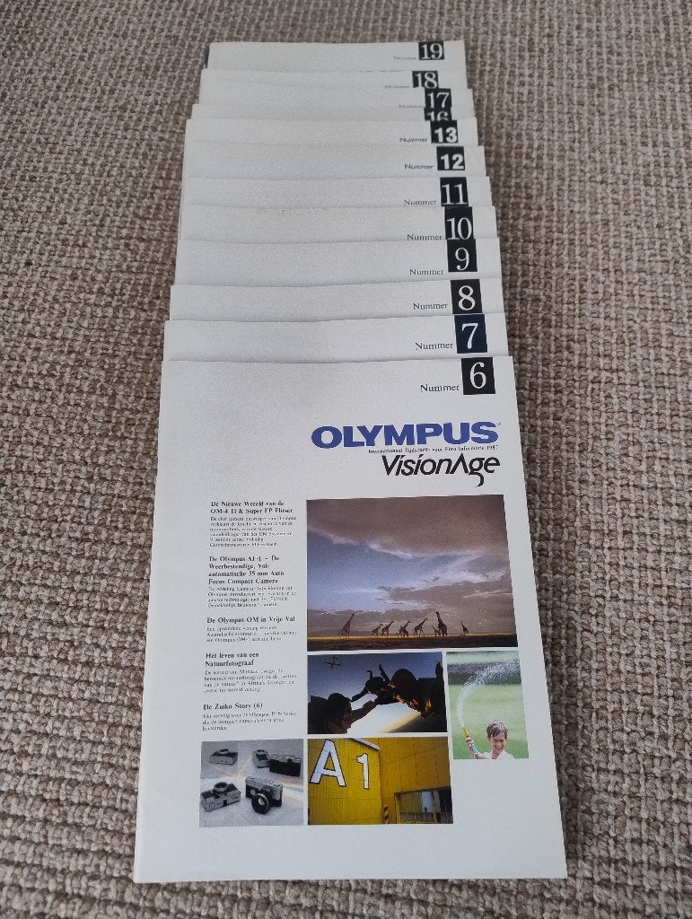 Tijdschriften Olympus VisionAge, Ophalen, Zo goed als nieuw