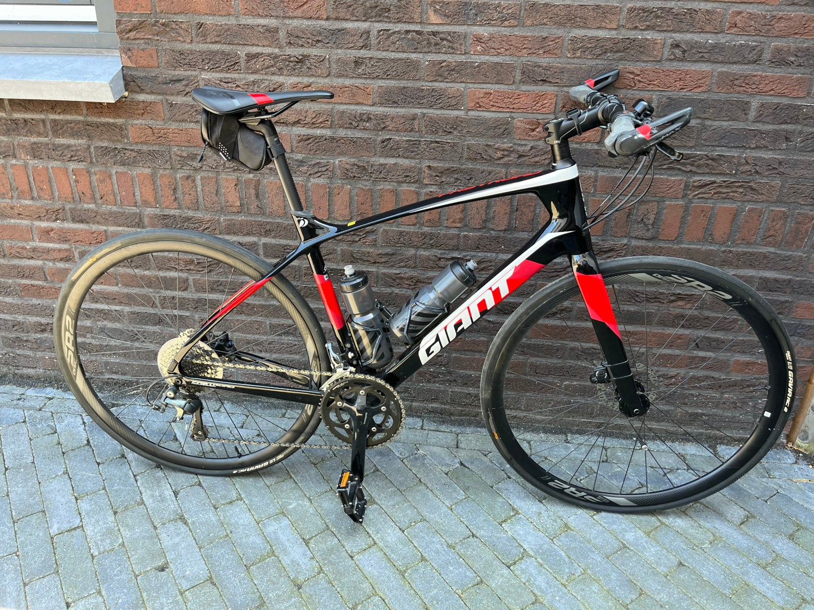 GIANT Fastroad ML2 kleur rood/zwart, Ophalen, Aluminium, Giant, Zo goed als nieuw