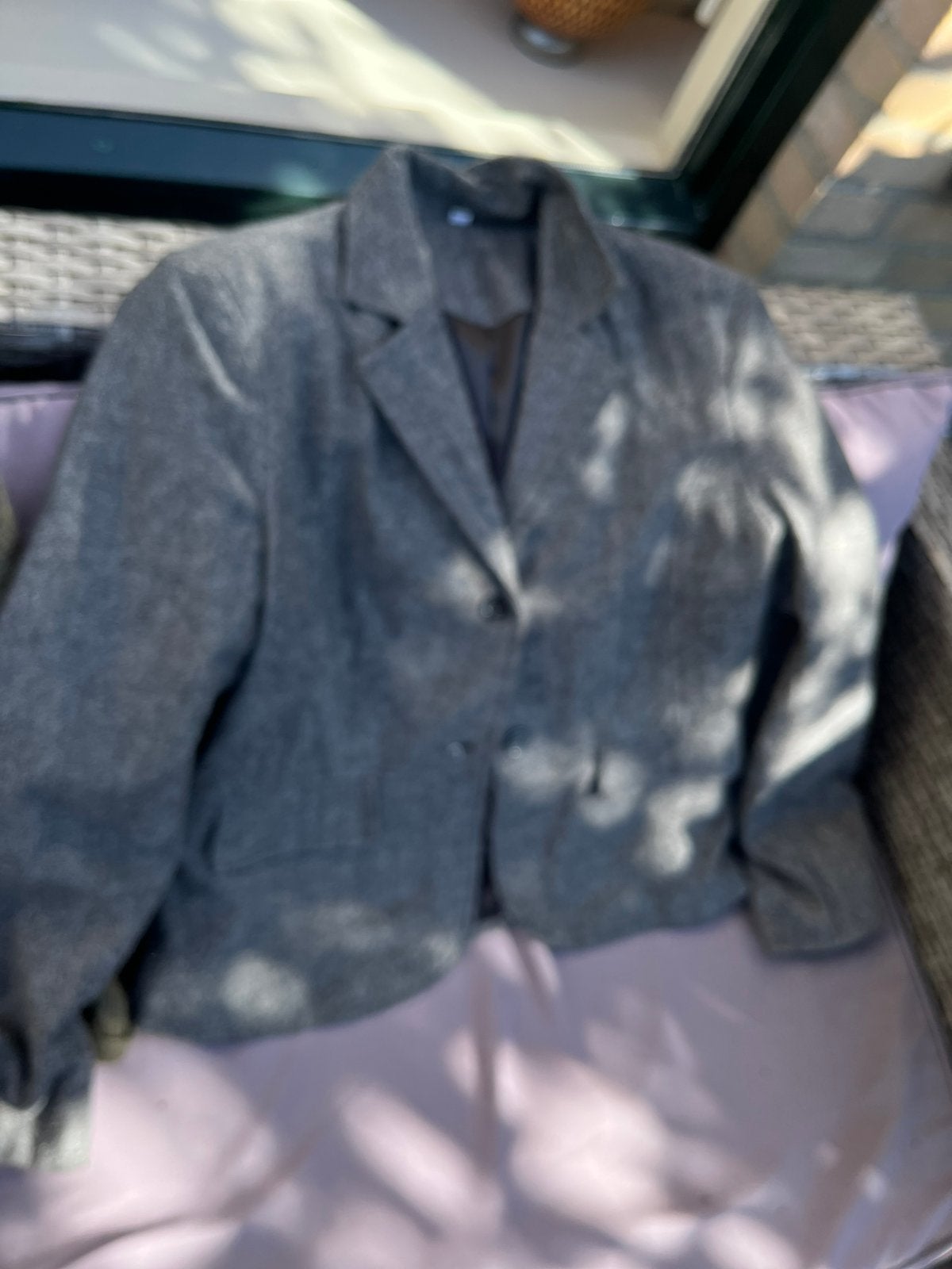 Dames Colbert  maat 40, Kleding | Heren, Kostuums en Colberts, Ophalen, Zo goed als nieuw, Overige maten, Blauw