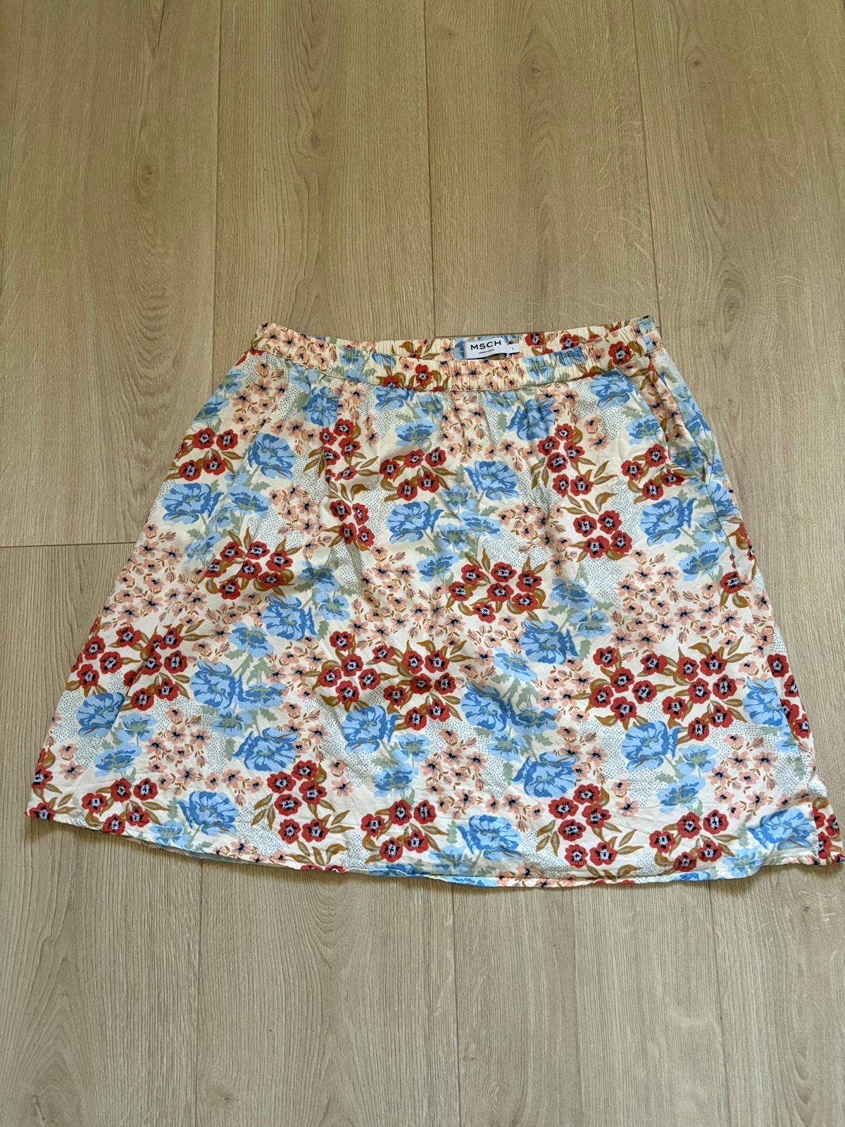 MSCH Copenhagen Bloemen Rok Maat L, Meerkleurig, Maat 42/44 (L), Ophalen of Verzenden, Gedragen