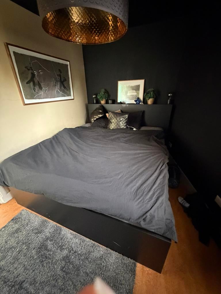 IKEA bed frame te koop, Ophalen of Verzenden, Zo goed als nieuw, Tweepersoons, 180 cm