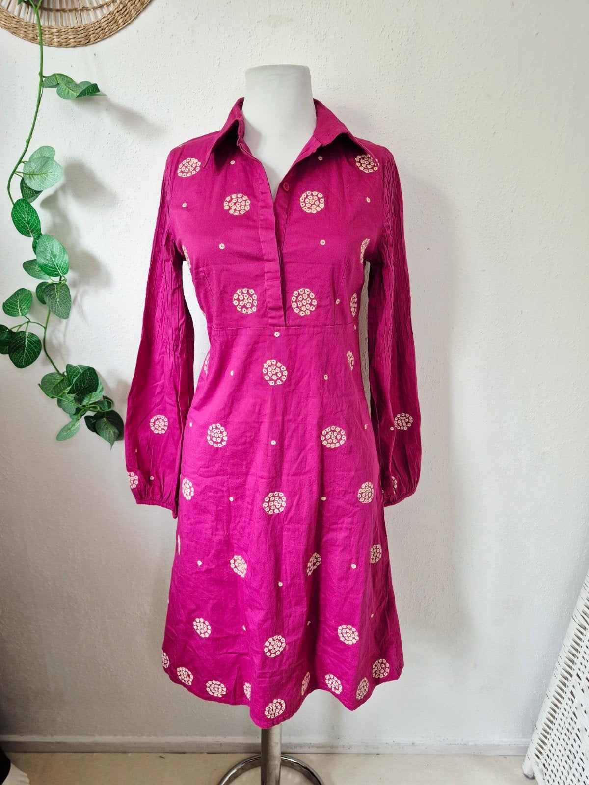 Geborduurde boho Amarti jurk M/L, Amarti, Maat 42/44 (L), Ophalen of Verzenden, Zo goed als nieuw