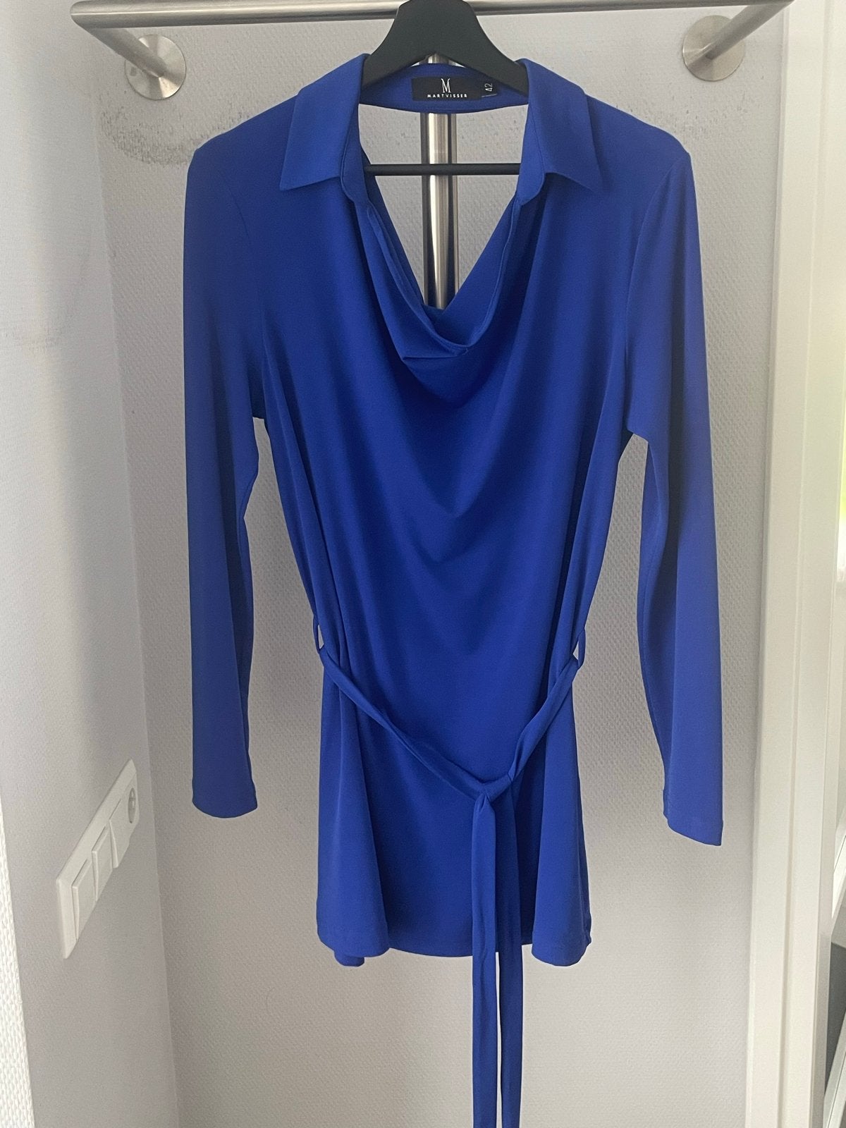 Mart Visser kobaltblauwe tuniek/blouse maat 42, Kleding | Dames, Ophalen of Verzenden, Zo goed als nieuw, Maat 38/40 (M), Blauw