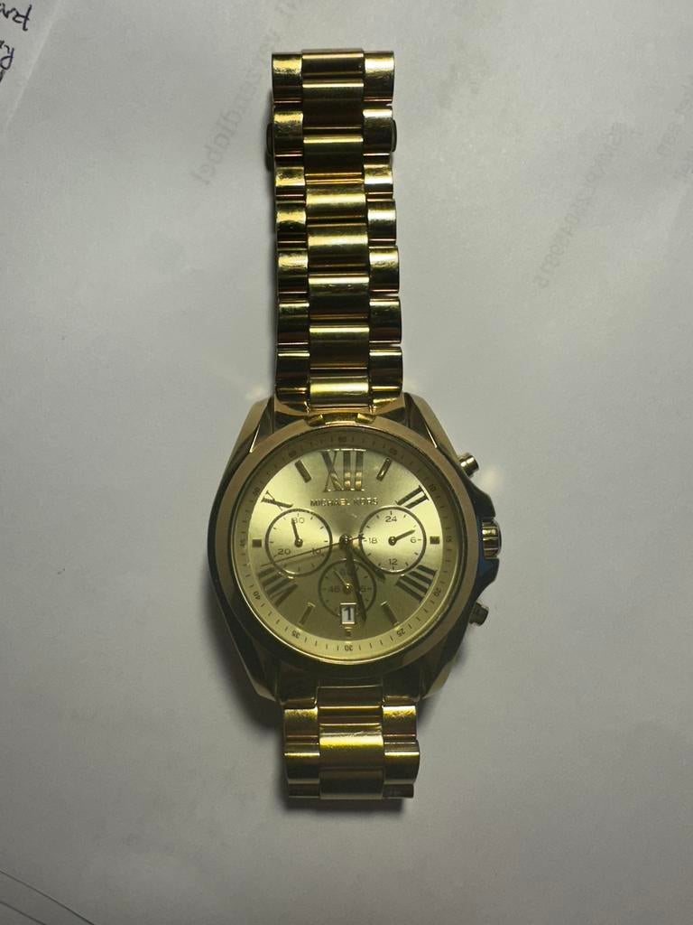 Michael Kors Mk 5605, Sieraden, Tassen en Uiterlijk, Horloges | Dames, Ophalen of Verzenden, Zo goed als nieuw, Staal, Overige merken