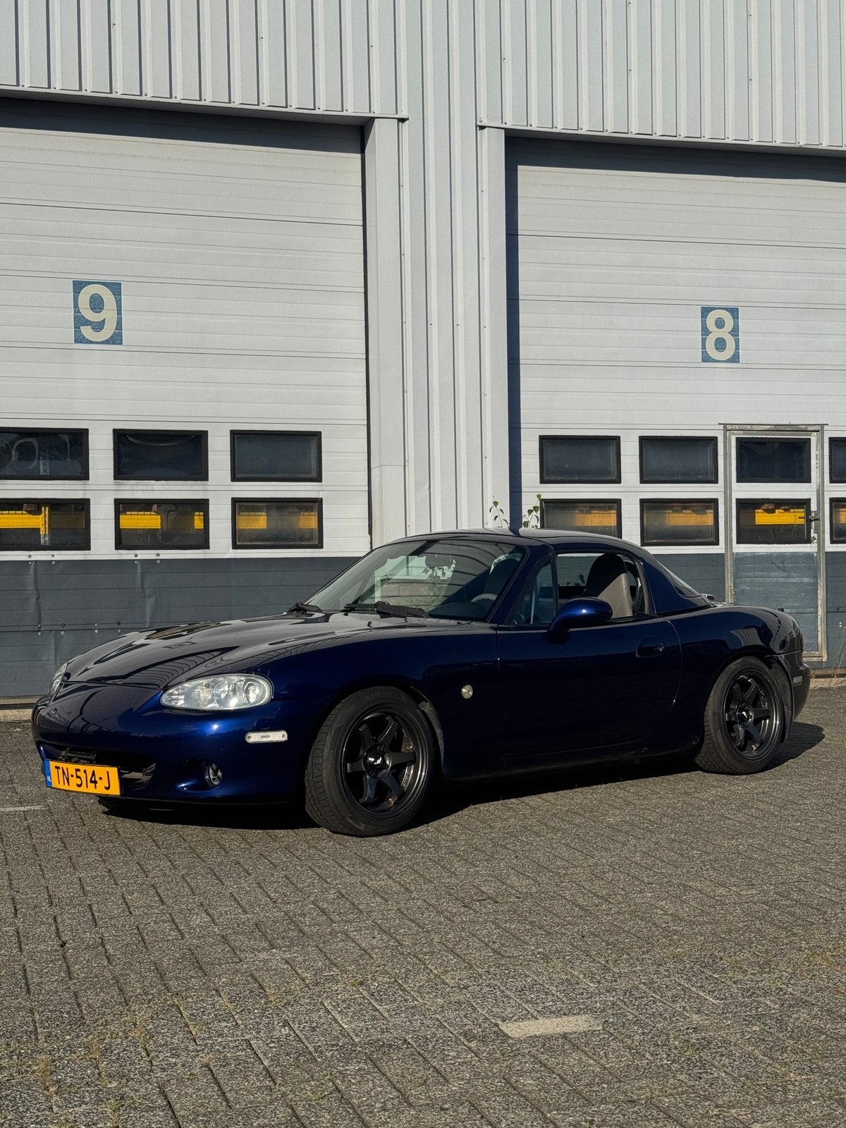 Mazda MX-5 NBFL 1.6 Hardtop Airco Leer Stoelverw., Achterwielaandrijving, 4 cilinders, Cabriolet, Blauw