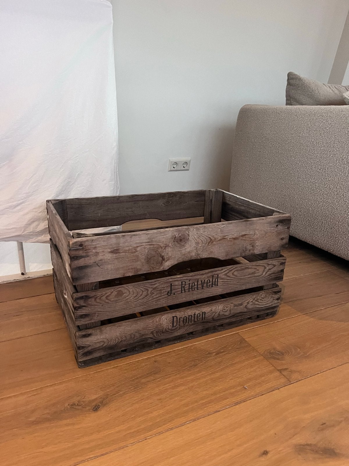 Houten krat / kist, Minder dan 50 cm, Gebruikt, 50 tot 100 cm, Ophalen of Verzenden