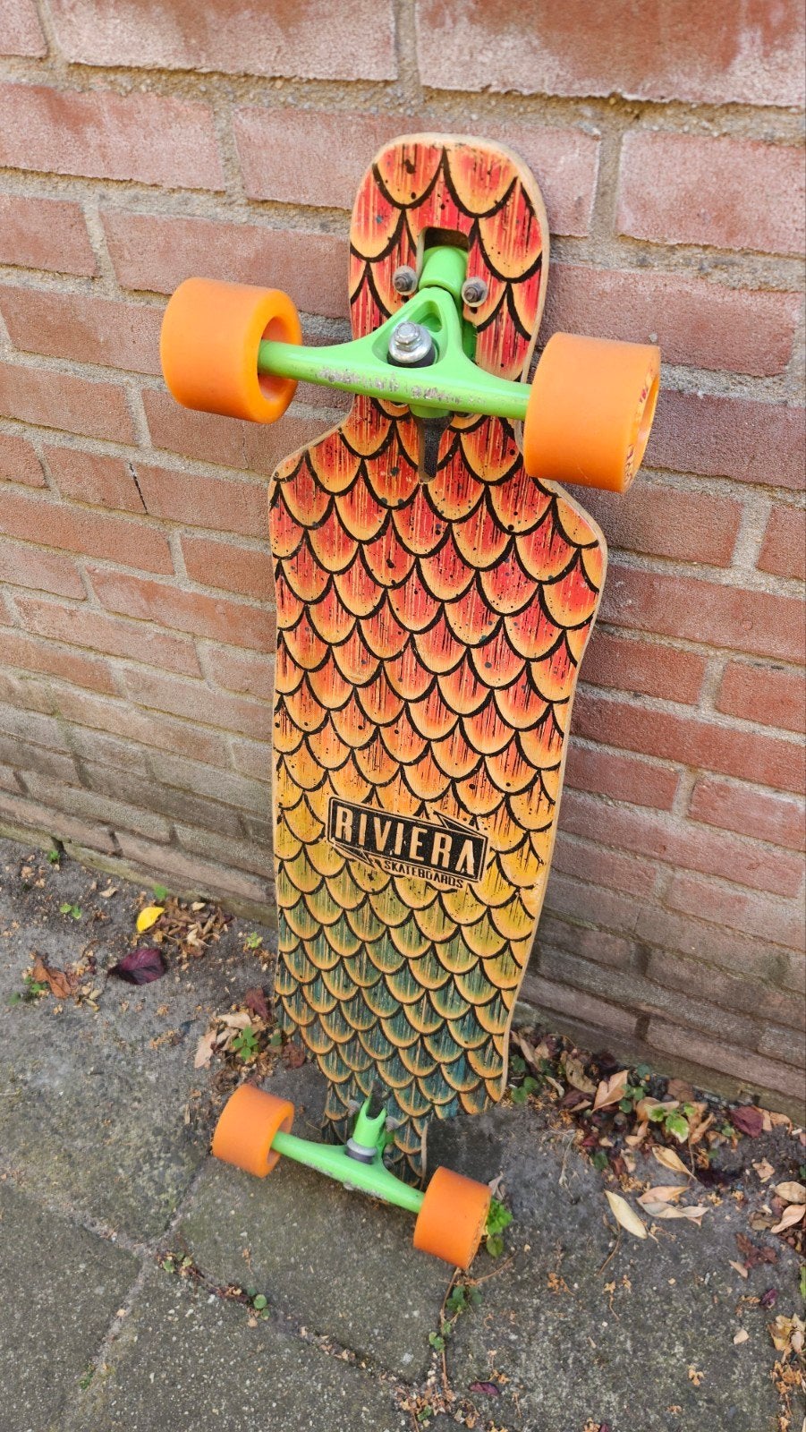 Riviera Beta Fish longboard, Sport en Fitness, Skateboarden, Ophalen, Gebruikt, Longboard