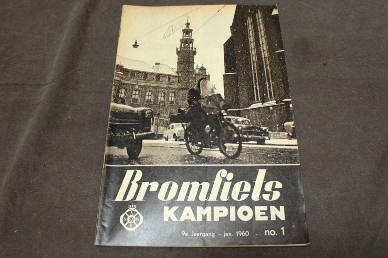 blad Bromfiets Kampioen januari 1960, Ophalen of Verzenden, Gebruikt