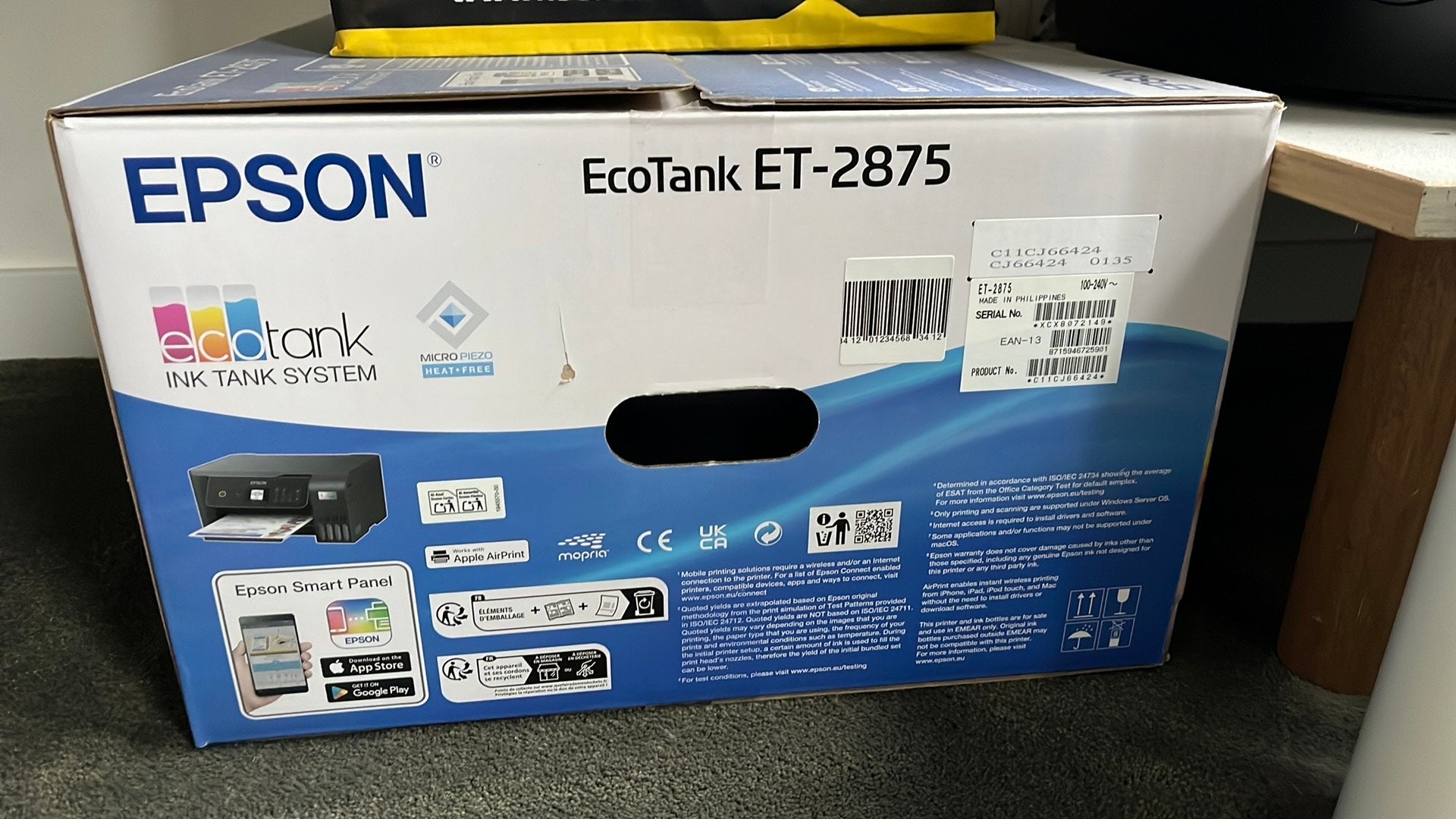 Printer epson ET 2875, Ophalen, Zo goed als nieuw, Printer