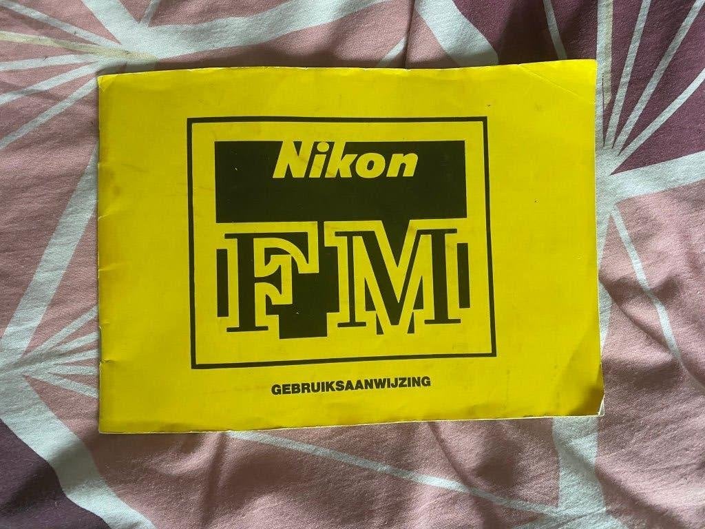Handleiding Nikon FM, Ophalen of Verzenden, Zo goed als nieuw, Spiegelreflex, Nikon