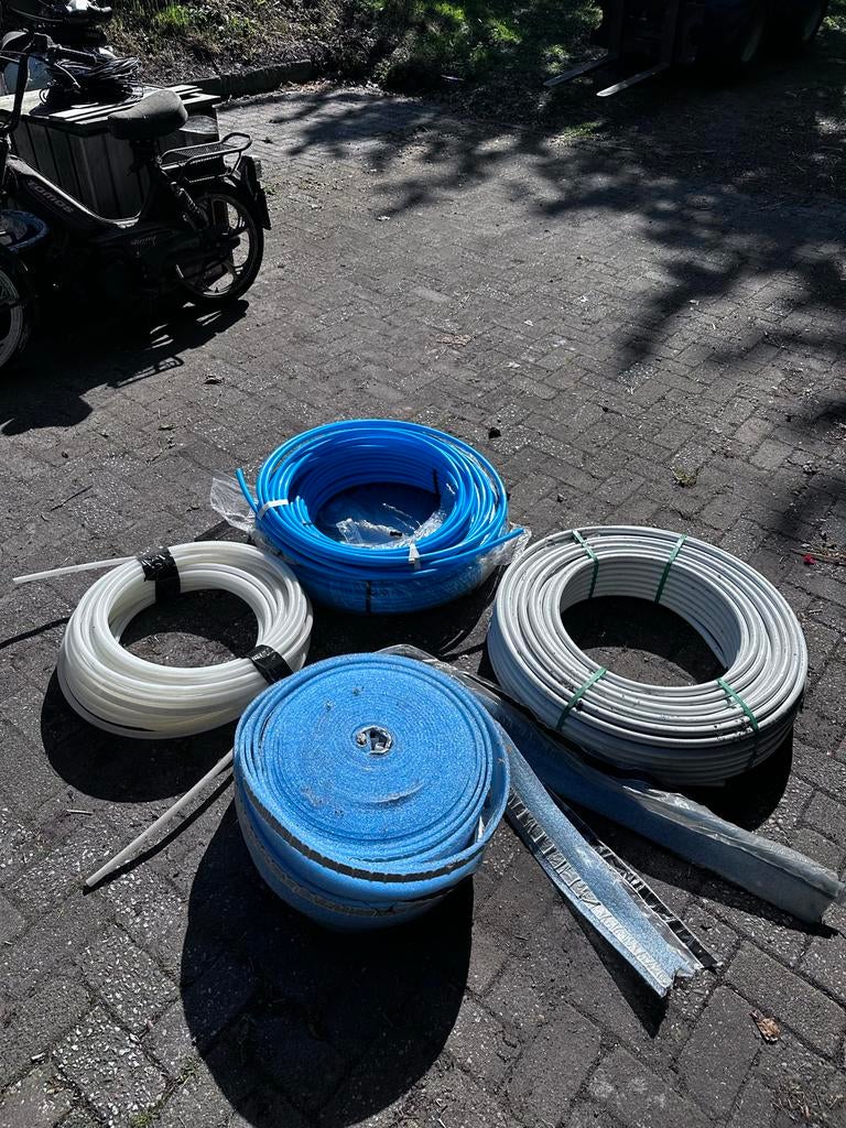 Tece waterleiding 20mm (50m) + vloerverwarming (120m), Ophalen, Minder dan 30 cm, Overige typen, Nieuw