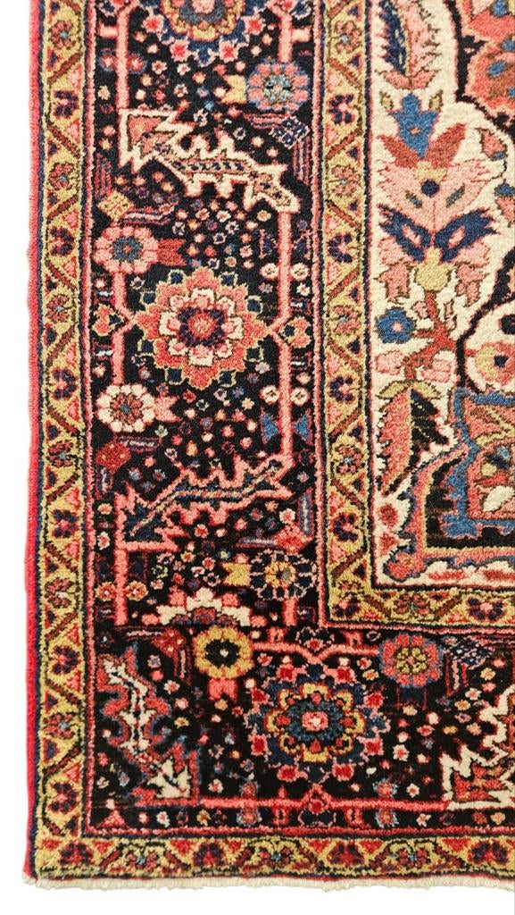 Handmade Persian wool Heriz Ahar carpet medallion 262x370cm, Onbekend (Handgemaakt), Onbekend, 200 cm of meer, Ophalen of Verzenden