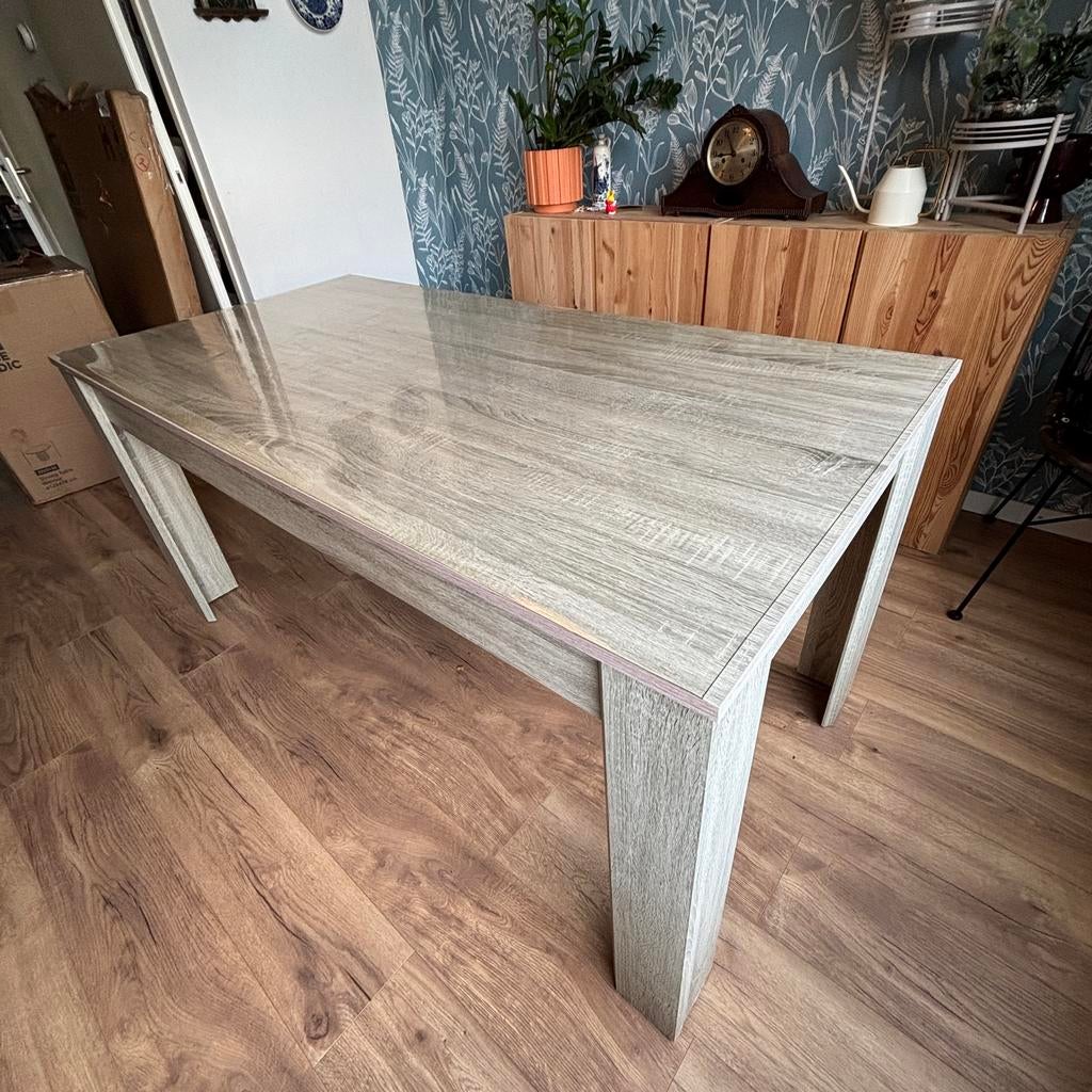 Jysk Haslund eettafel - ophalen in Kersenboogerd, Ophalen, Gebruikt, 50 tot 100 cm, 150 tot 200 cm