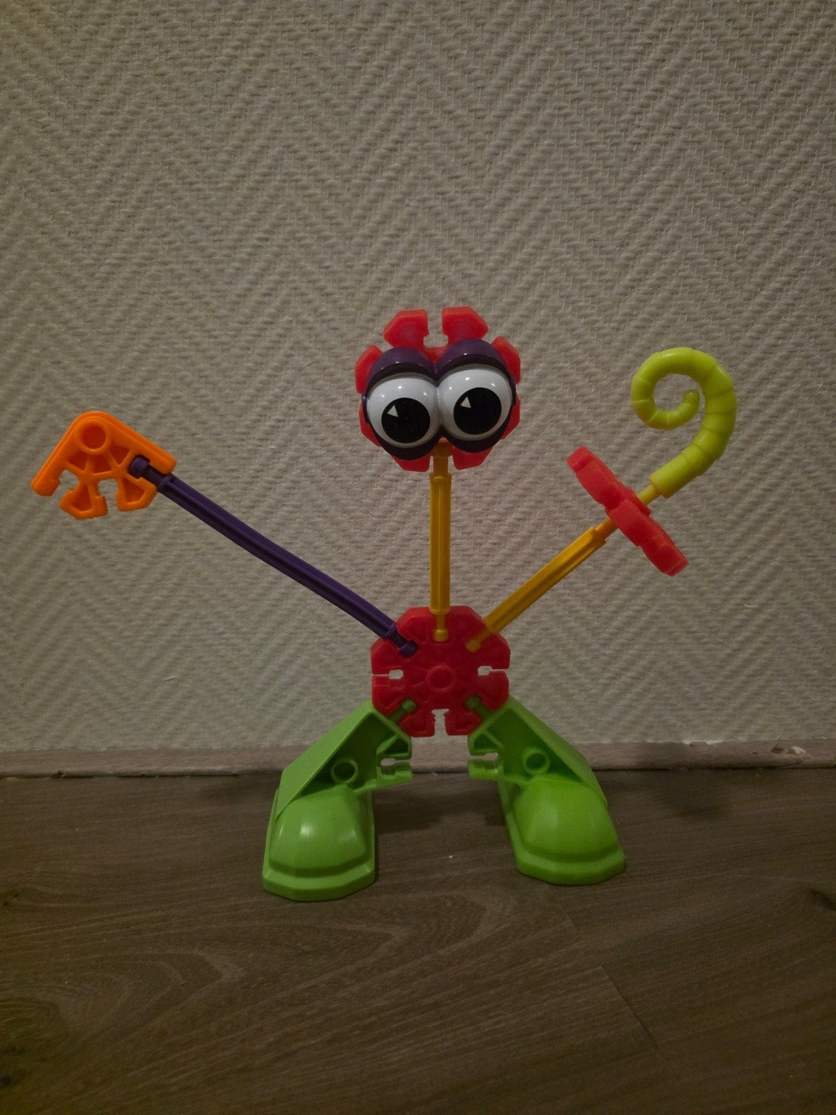 Grote set K'nex Kid K'nex bouwblokken met opbergkoffer, Kinderen en Baby's, Speelgoed | Bouwstenen, Ophalen of Verzenden, Gebruikt