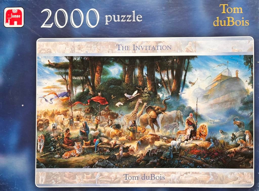 puzzel Tom duBois “The Invitation/De ark van Noach”, Hobby en Vrije tijd, Ophalen of Verzenden, Meer dan 1500 stukjes, Gebruikt