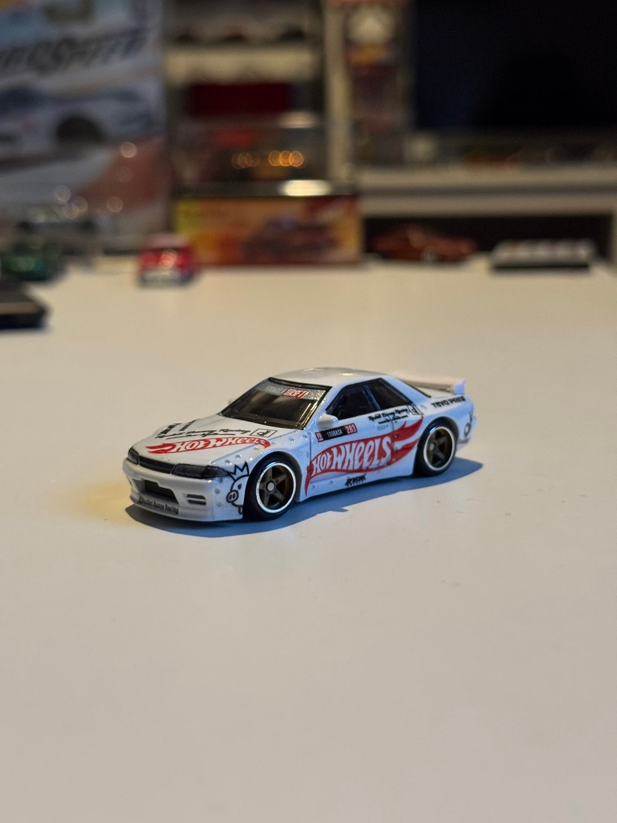 Hot Wheels Premium Nissan Skyline GTR R32 Pandem kit, Hobby en Vrije tijd, Ophalen of Verzenden, Zo goed als nieuw, Auto