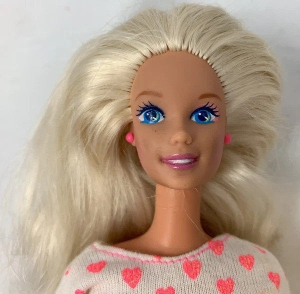 Barbie Pretty Hearts Pop jaren 90 1995 14473 met origineel, Coolsingel 104, 3011 AG Rotterdam, Netherlands, Verzenden, Zo goed als nieuw