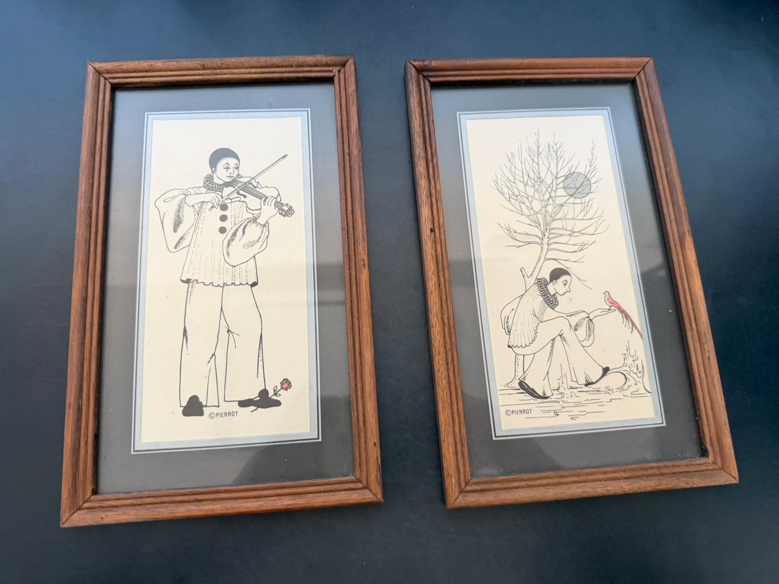Vintage Pierrot, Ophalen of Verzenden, Zo goed als nieuw, Minder dan 50 cm, Print