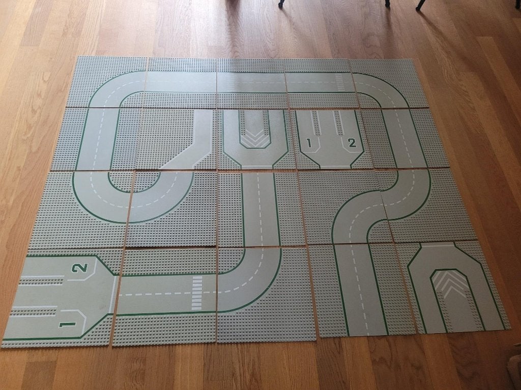 Partij S246=20x Lego grondplaten, Lego, Lego, Gebruikt, Lego