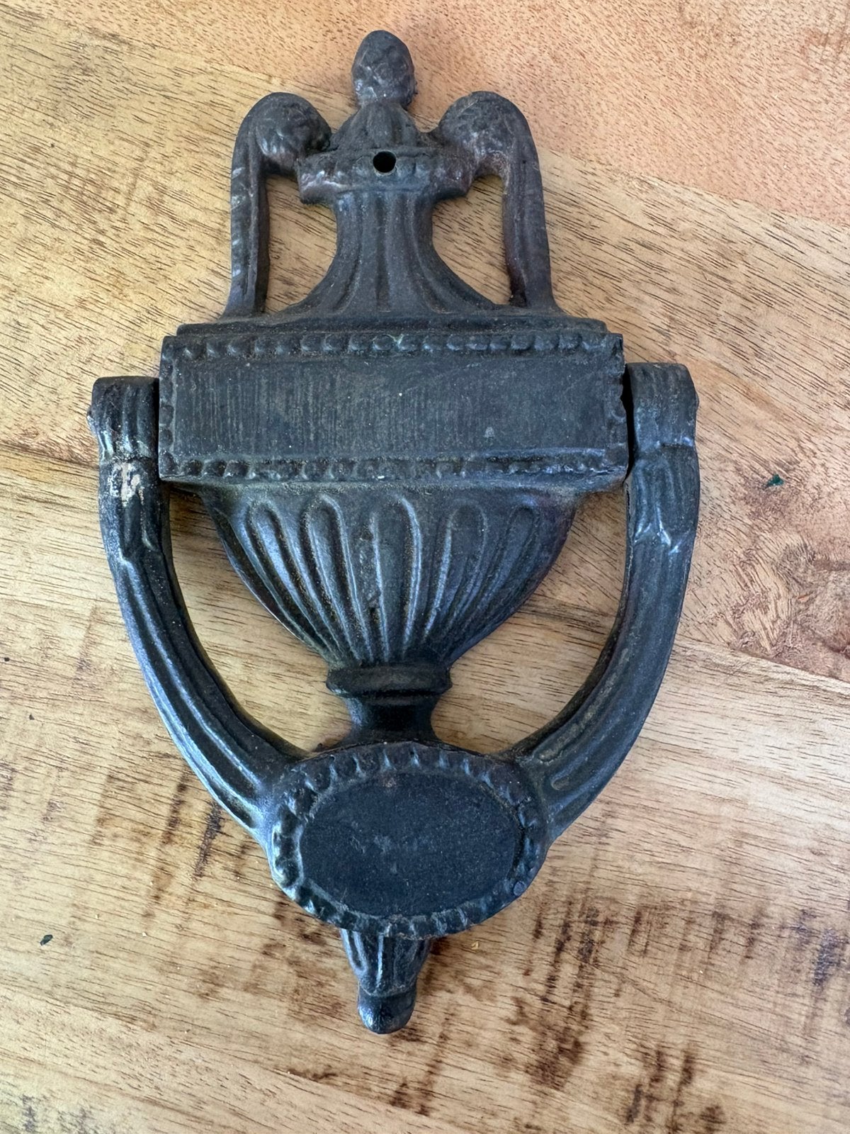 Gierijzeren deurklopper, Ophalen of Verzenden, Gebruikt