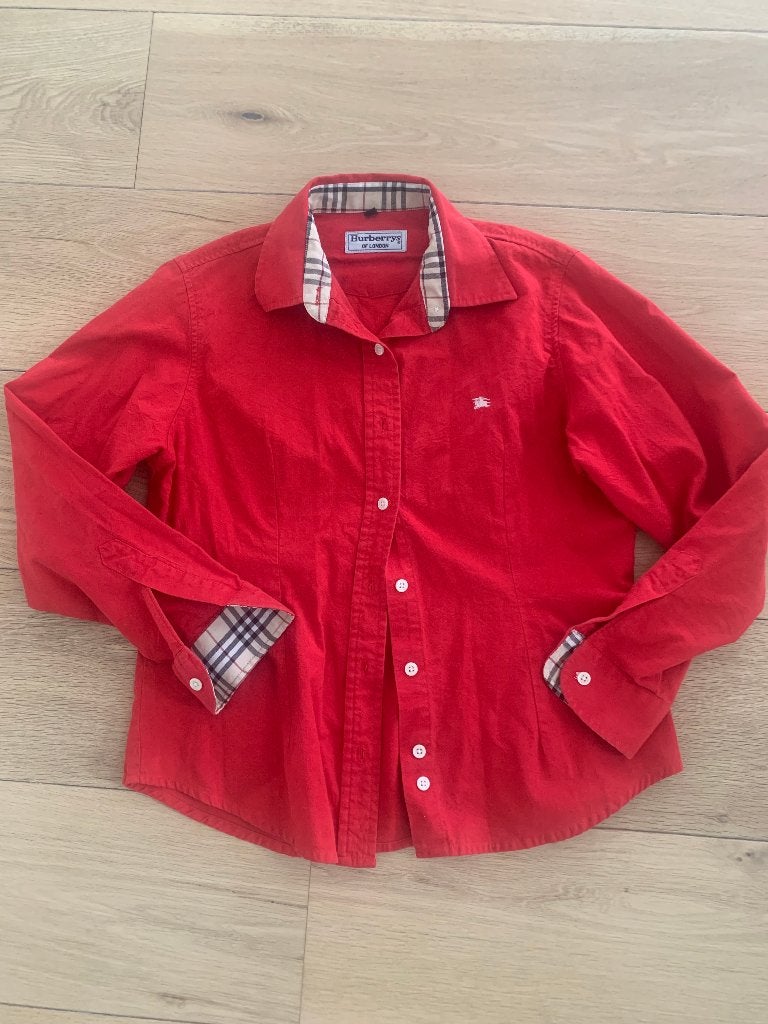 Burberry Overhemd maat M, Maat 38/40 (M), Ophalen of Verzenden, Burberry, Gedragen