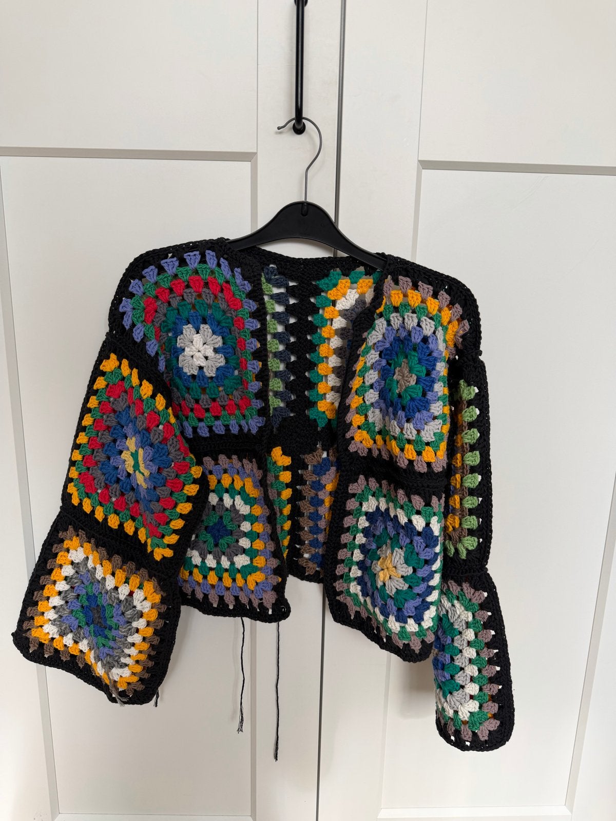 Nieuw gehaakt 100% katoenen vest met granny squares, Kleding | Dames, Ophalen of Verzenden, Nieuw, Maat 38/40 (M), Meerkleurig