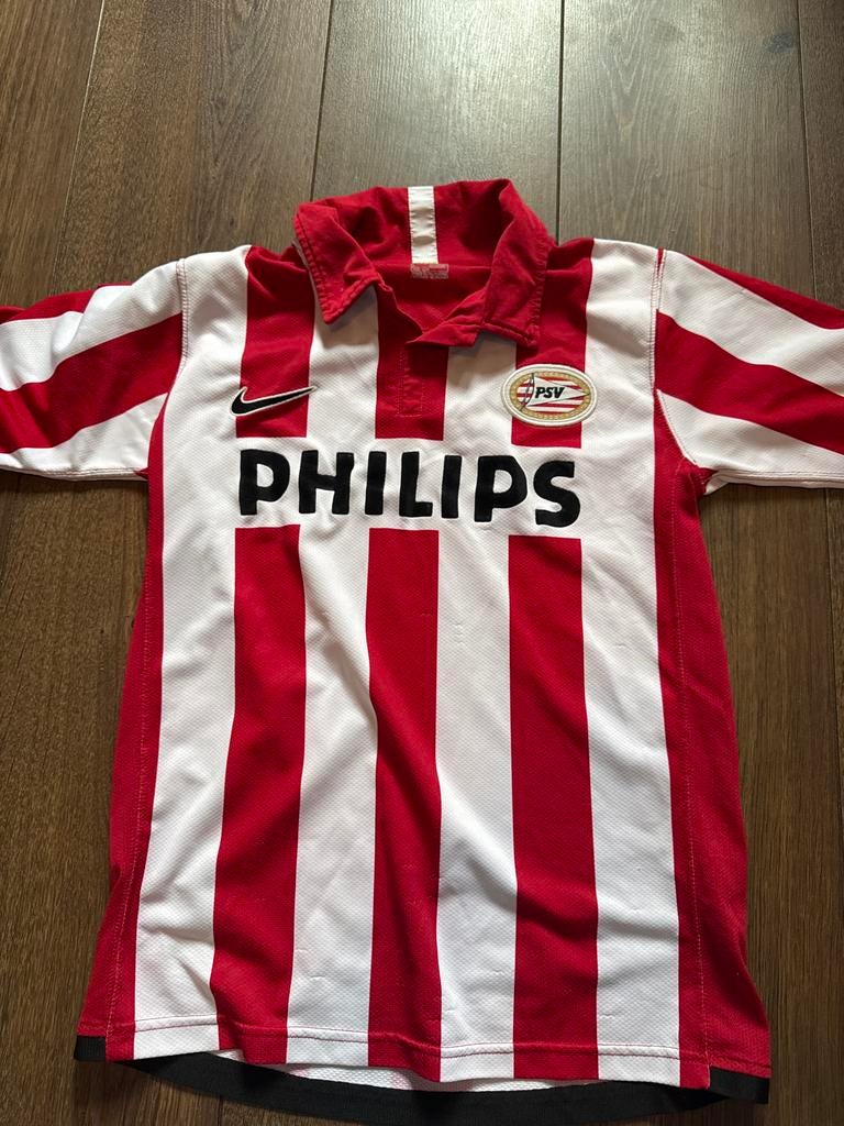 PSV Thuisshirt Nike Philips Rood Wit - 152-158 cm, Verzenden, Voetbal, Gedragen, Rood