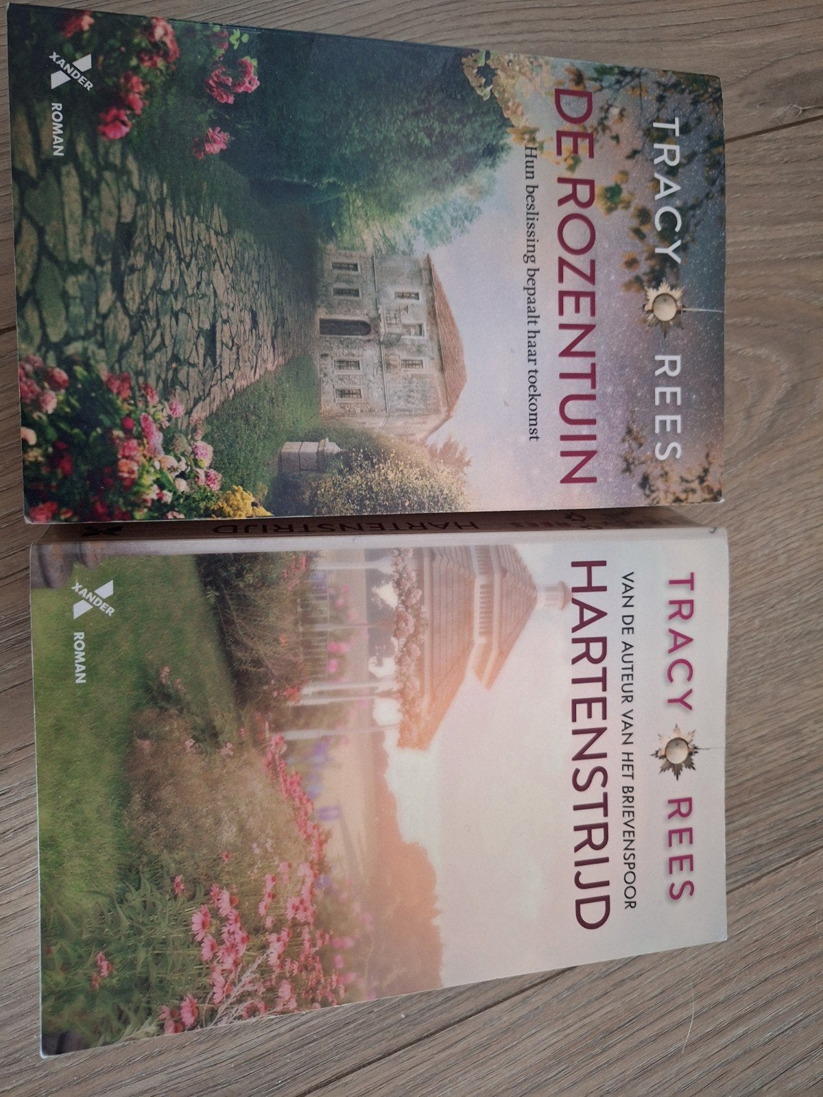 Tracy Rees - De Rozentuin & Hartenstrijd (2 boeken), Boeken, Romans, Zo goed als nieuw, Europa overig, Ophalen of Verzenden