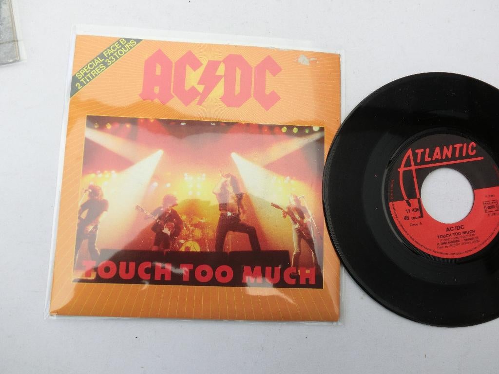 AC/DC Touch too much, Cd's en Dvd's, Vinyl Singles, 7 inch, Single, Ophalen of Verzenden, Zo goed als nieuw