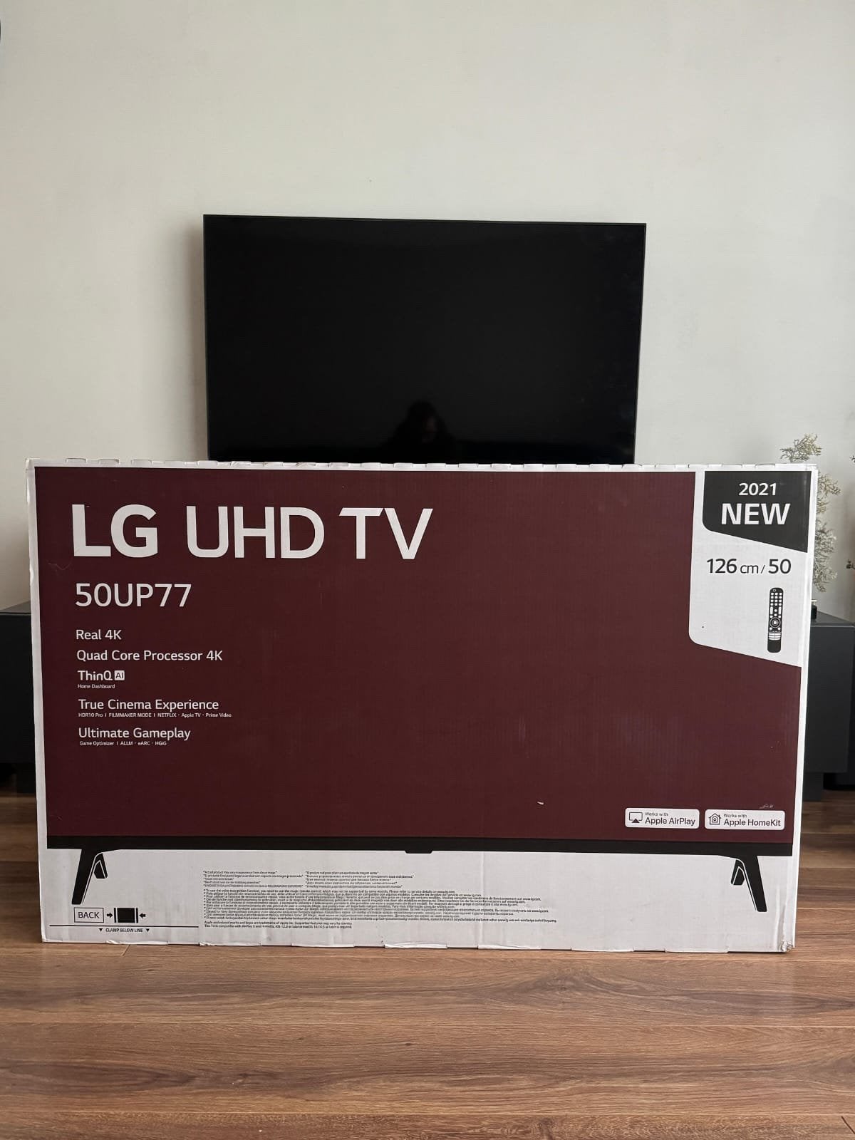 50' inch LG smart tv with WebOS, Ophalen, LED, 50 Hz, Zo goed als nieuw